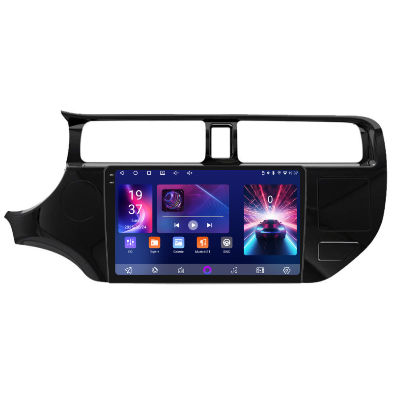 Navigatie Kia RIO K3 (2012-2015), Ecran 9 inch, Carplay / Android Auto, Youtube, Waze
