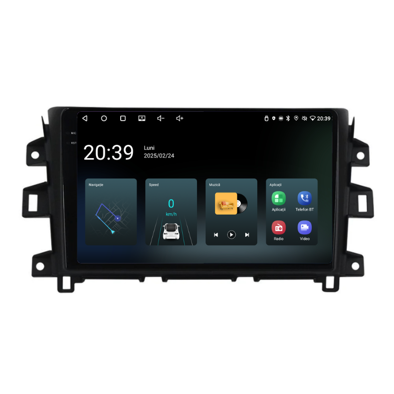 Navigatie Nissan Navara (2015-2022), Ecran 9 inch, Carplay / Android auto, Youtube, Waze
