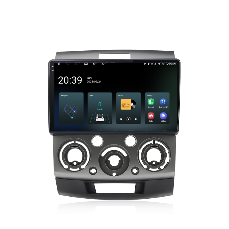 Navigatie Ford Ranger (2005-2011), Ecran 9 inch, Carplay / Android auto, Youtube, Waze