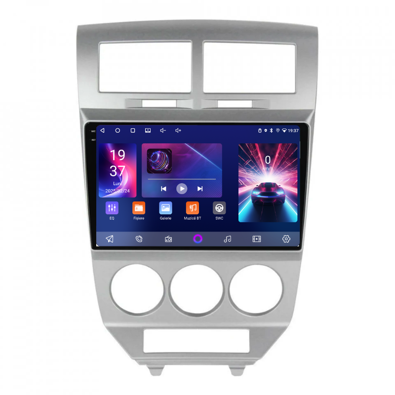 Navigatie Dodge Caliber (2006-2010), Ecran 9 inch, Carplay / Android auto, Youtube, Waze