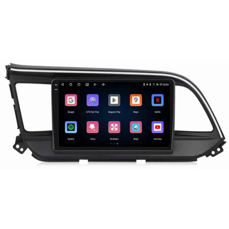 Navigatie Hyundai Elantra (2015-2020), Ecran 9 inch, Carplay / Android auto, Youtube, Waze
