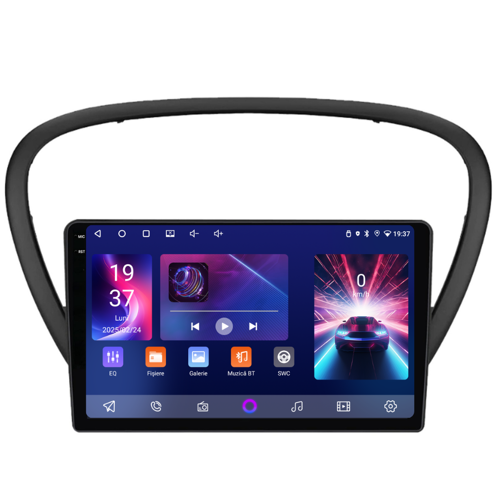 Navigatie Peugeot 607 (2004-2011), Ecran 9", Carplay / Android Auto