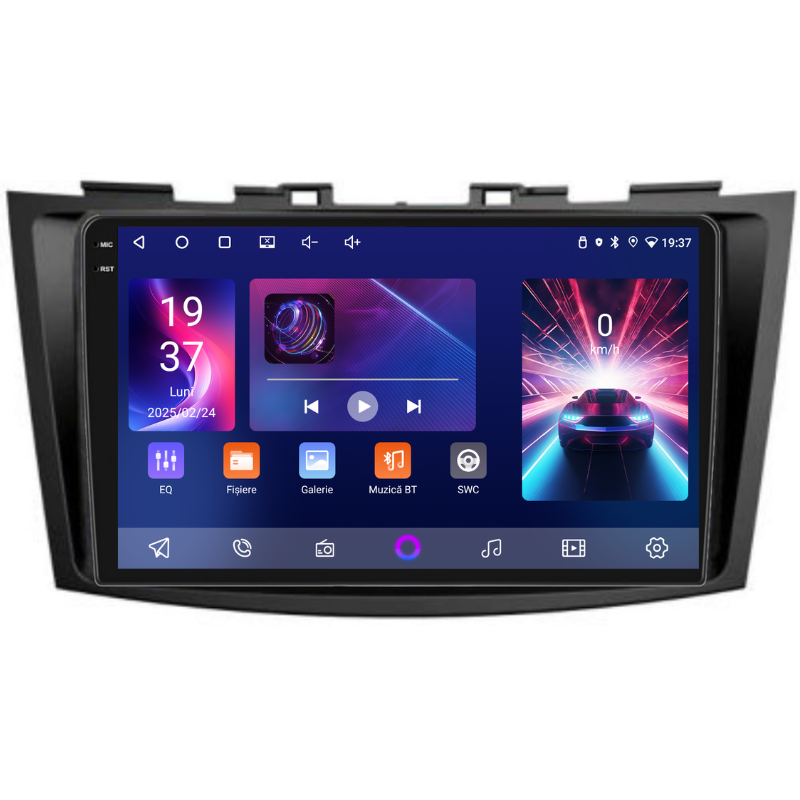 Navigatie Suzuki Swift (2010-2017), Ecran 9 inch, Carplay / Android auto, Youtube, Waze