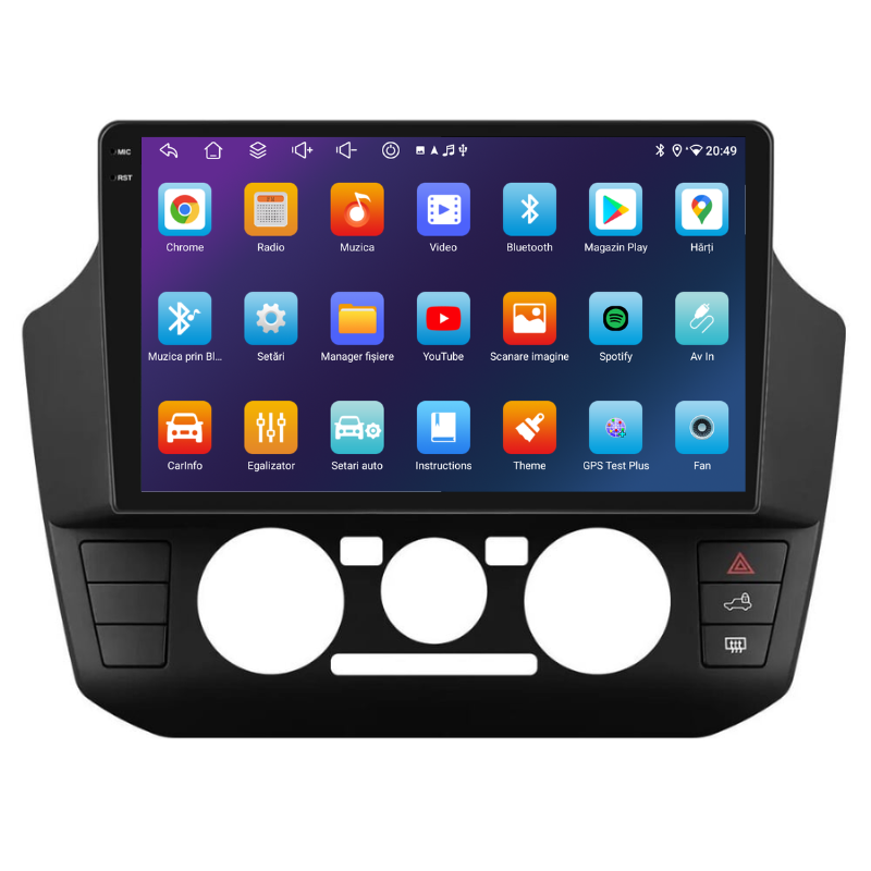 Navigatie Volkswagen Up (2017-2023), Ecran 9 inch, Carplay / Android auto, Youtube, Waze