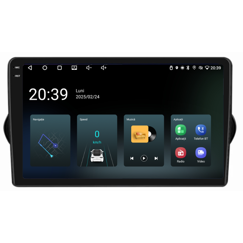 Navigatie Fiat Tipo (2015-2021), Ecran 9 inch, Carplay / Android auto, Youtube, Waze