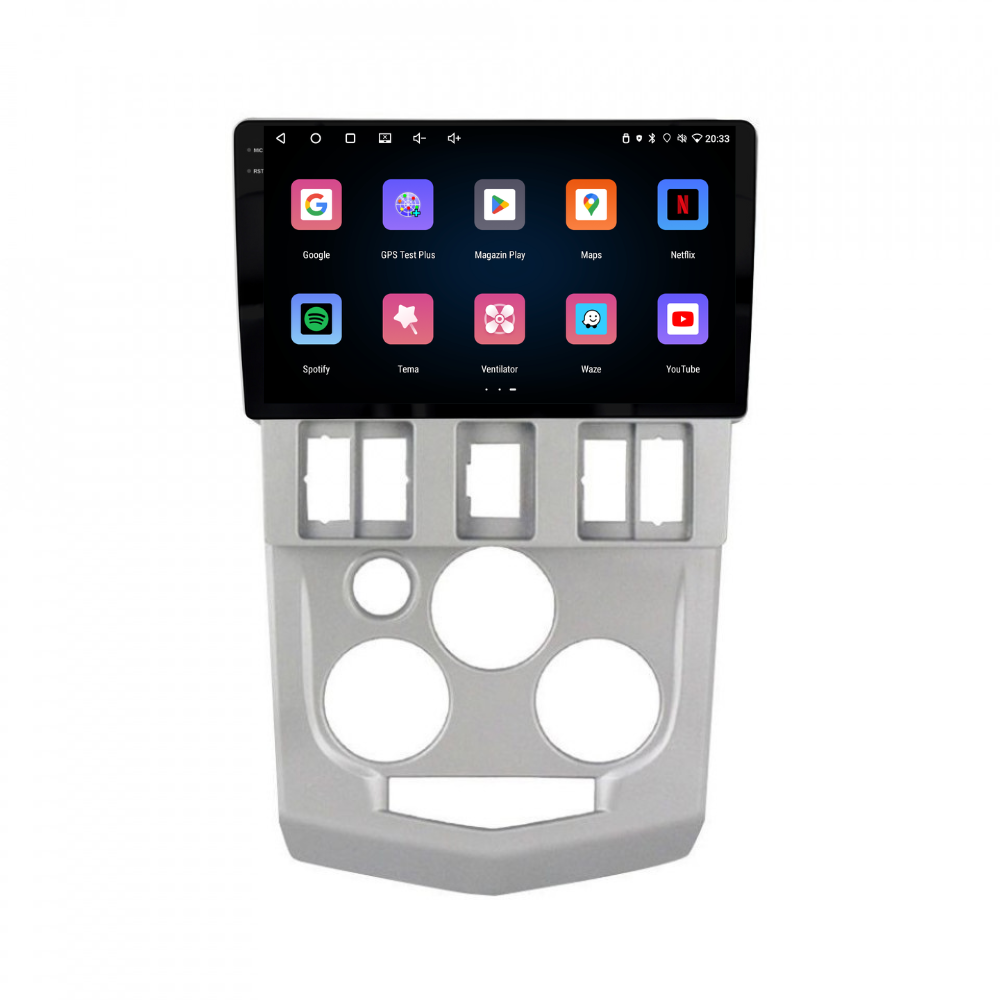 Navigatie Dacia Logan 1 (2004-2008), Android, Ecran 9", Carplay / Android auto