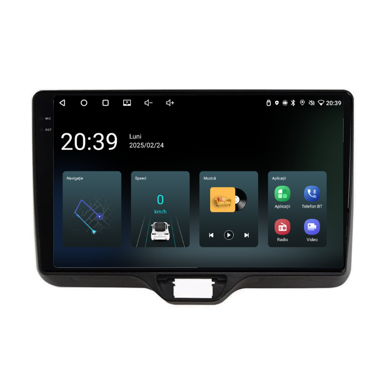 Navigatie Toyota Yaris (2018-2025), Ecran 10 inch, Carplay / Android auto, Youtube, Waze