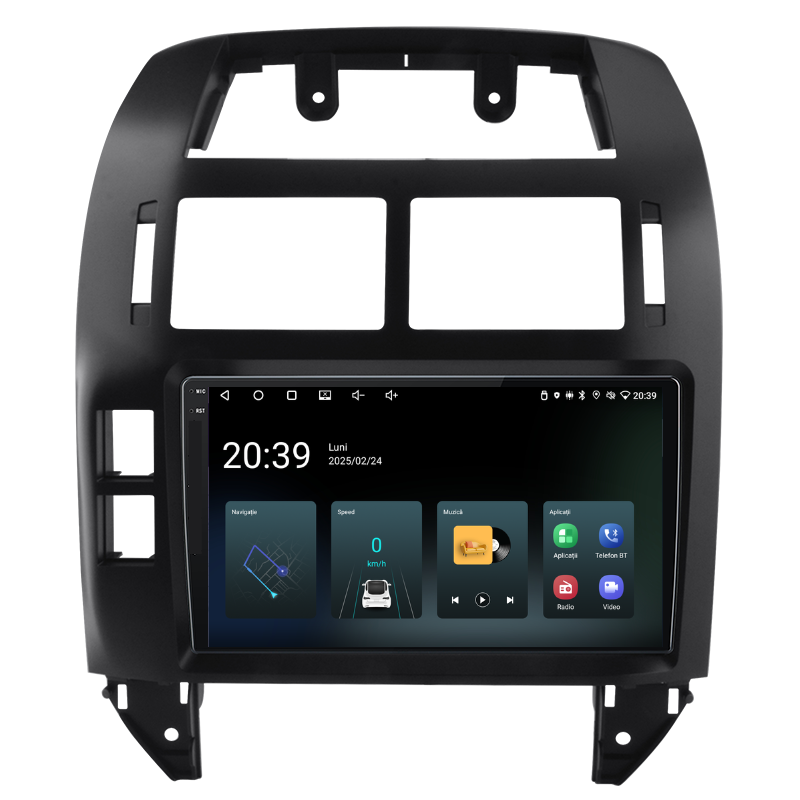 Navigatie Volkswagen Polo (1999-2009), Ecran 9 inch, Carplay / Android auto, Youtube, Waze
