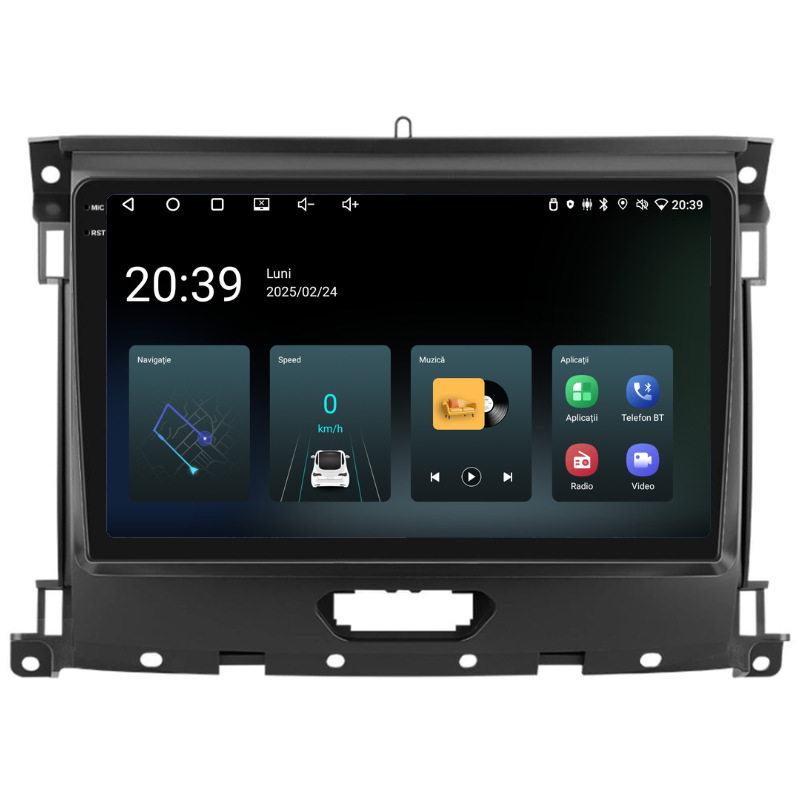 Navigatie Ford Ranger (2015-2022), Ecran 9 inch, Carplay / Android auto, Youtube, Waze