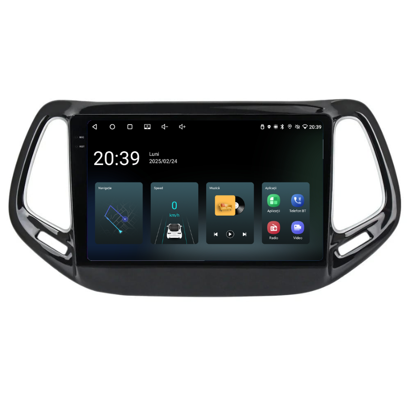 Navigatie Jepp Compass (2016-2021), Ecran 10 inch, Carplay / Android auto, Youtube, Waze