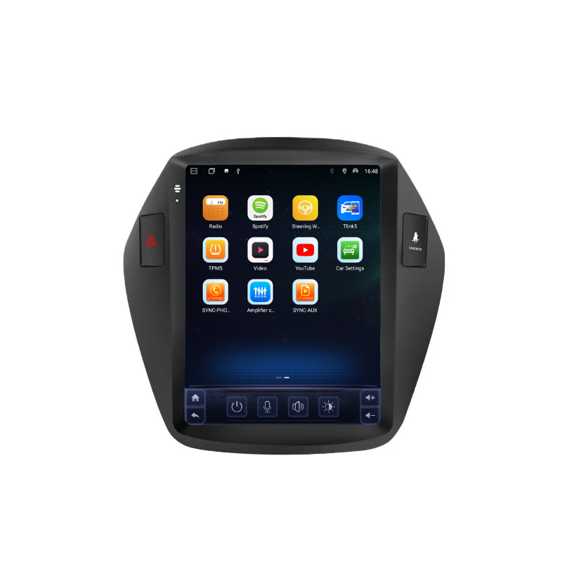 Navigatie Hyundai Tucson (2009-2015), Ecran tip tesla 9,7 inch, Carplay / Android auto, Youtube, Waze