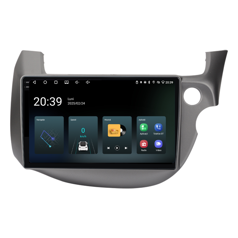 Navigatie Honda Jazz / Fizz (2008-2013), Ecran 10 inch, Carplay / Android auto, Youtube, Waze