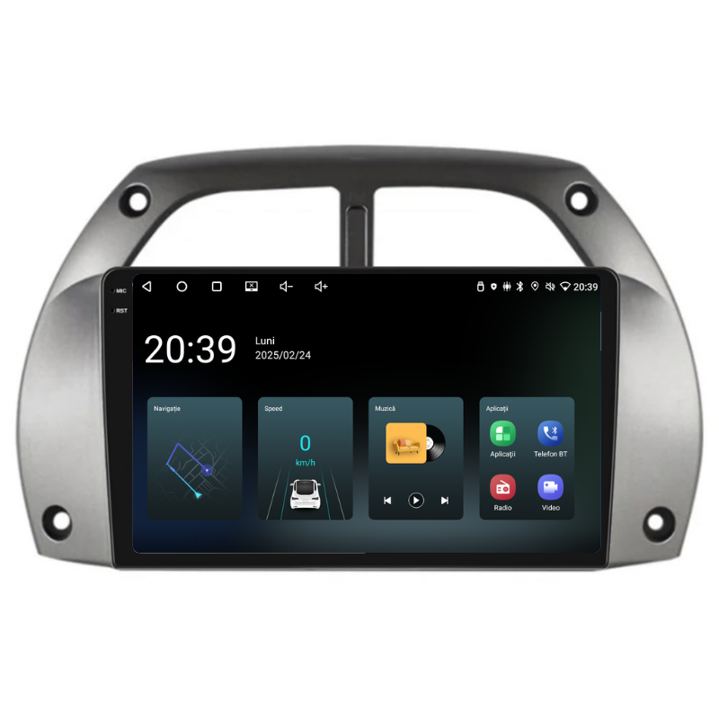 Navigatie Toyota RAV4 (2000-2005), Ecran 9 inch, Carplay / Android auto, Youtube, Waze