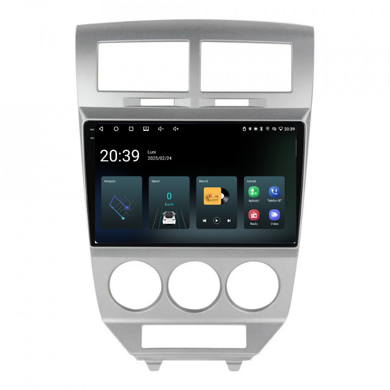 Navigatie Dodge Caliber (2006-2010), Ecran 9 inch, Carplay / Android auto, Youtube, Waze