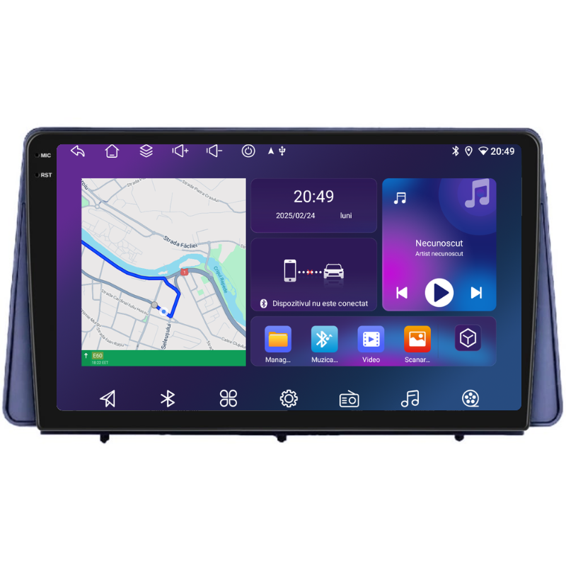 Navigatie Ford Focus 4 (2019+), Ecran 9 inch, Carplay / Android auto, Youtube, Waze