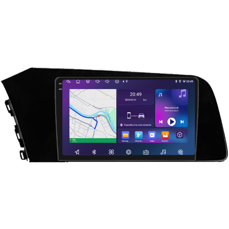 Navigatie Hyundai Elantra (2020+), Ecran 10 inch, Carplay / Android auto, Youtube, Waze