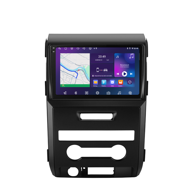Navigatie Ford Raptor (2008-2014), Ecran 9 inch, Carplay / Android auto, Youtube, Waze