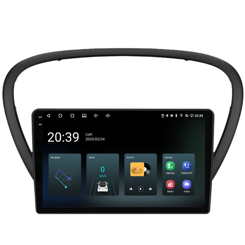 Navigatie Peugeot 607 (2004-2011), Ecran 9", Carplay / Android Auto