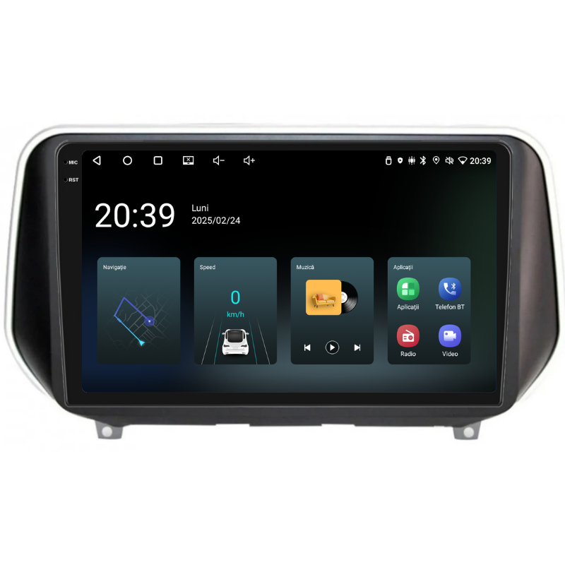 Navigatie Hyundai Santa Fe (2018+), Ecran 10 inch, Carplay / Android auto, Youtube, Waze