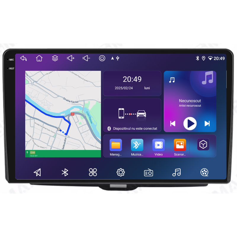 Navigatie Alfa Romeo Giulietta (2014-2020), Ecran 9 inch, Carplay / Android auto, Youtube, Waze