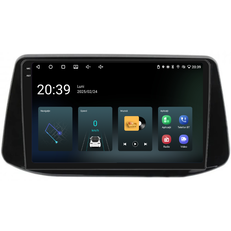 Navigatie Hyundai i30 (2017+), Ecran 9 inch, Carplay / Android auto, Youtube, Waze