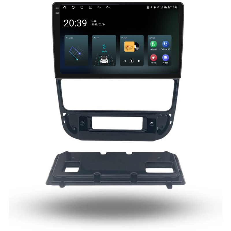 Navigatie Peugeot 406 (1999-2004), Ecran 9 inch, Carplay / Android auto, Youtube, Waze