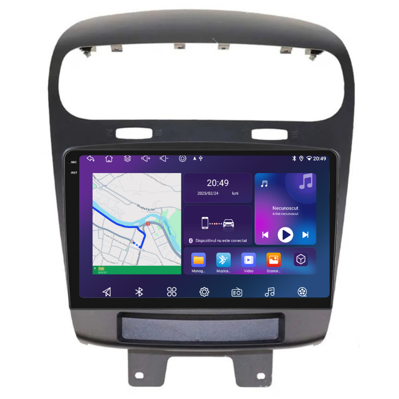 Navigatie Dodge Journey (2012-2020), Ecran 9 inch, Carplay / Android auto, Youtube, Waze