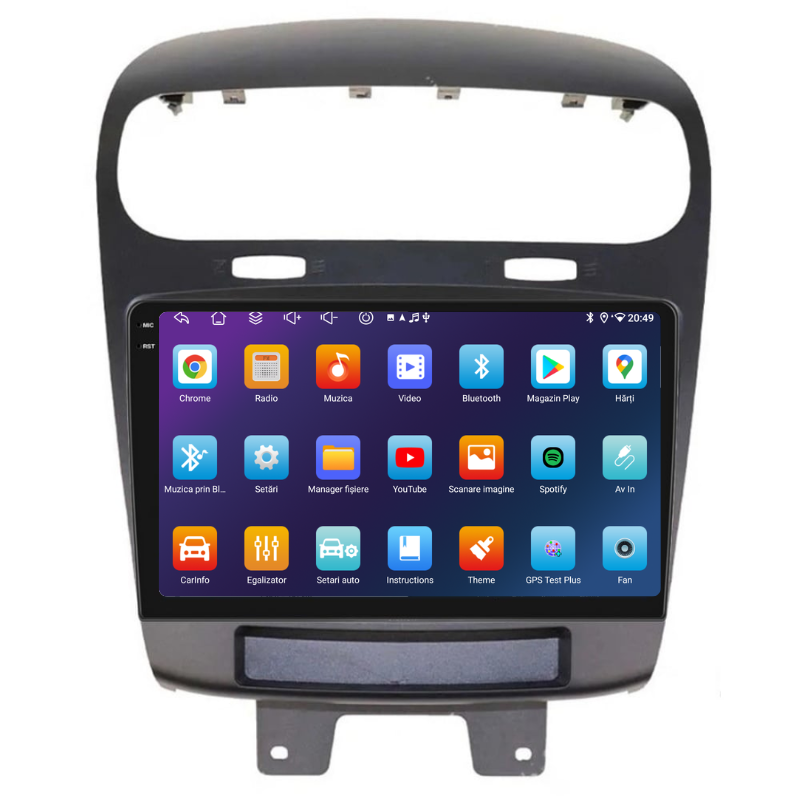 Navigatie Dodge Journey (2012-2020), Ecran 9 inch, Carplay / Android auto, Youtube, Waze