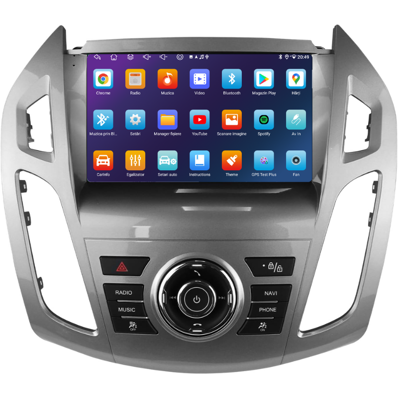 Navigatie Ford Transit Connect (2013-2018), Ecran 9 inch, Carplay / Android auto, Youtube, Waze