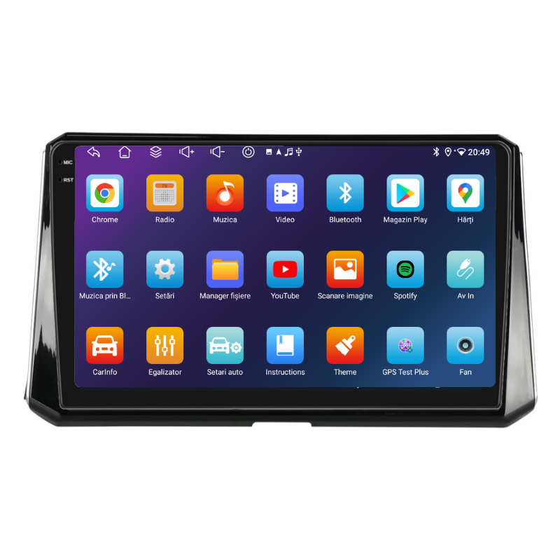 Navigatie Toyota Corolla (2018+), Ecran 9 inch, Carplay / Android auto, Youtube, Waze