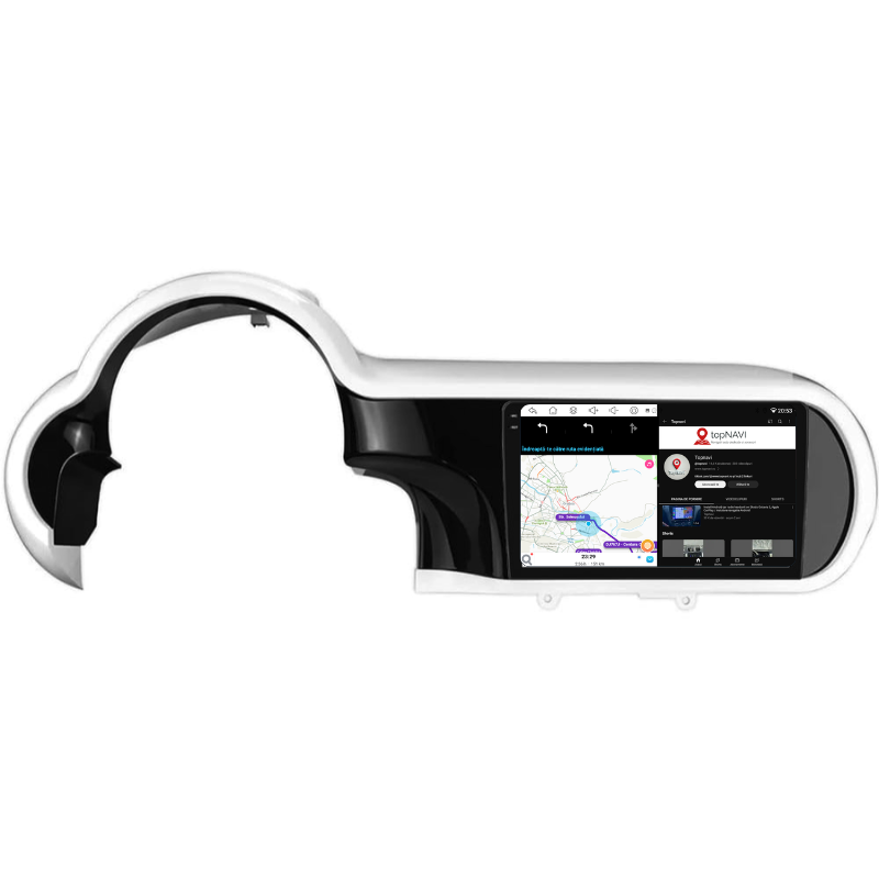 Navigatie Renault Twingo (2014-2024), Ecran 9 inch, Carplay / Android auto, Youtube, Waze
