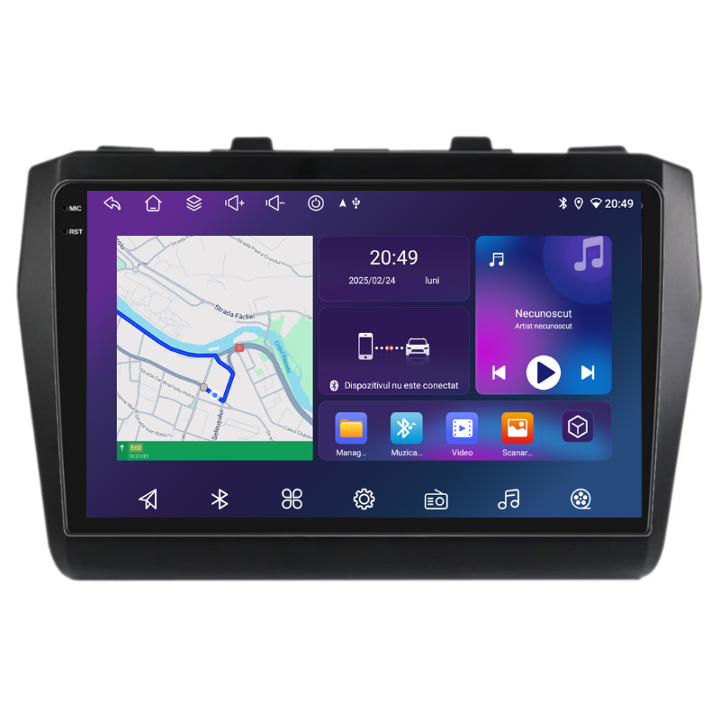 Navigatie Suzuki Swift (2017+), Ecran 9 inch, Carplay / Android auto, Youtube, Waze