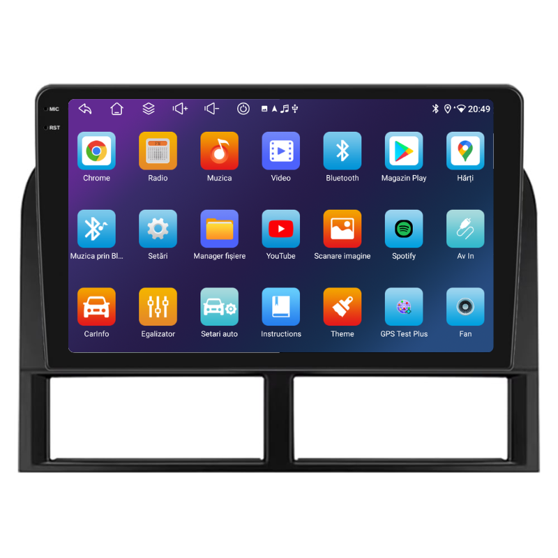 Navigatie Jeep Grand Cherokee (1998-2004), Ecran 9 inch, Carplay / Android auto, Youtube, Waze