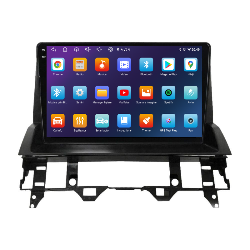 Navigatie Mazda 6 (2002-2008), Ecran 9 inch, Carplay / Android auto, Youtube, Waze