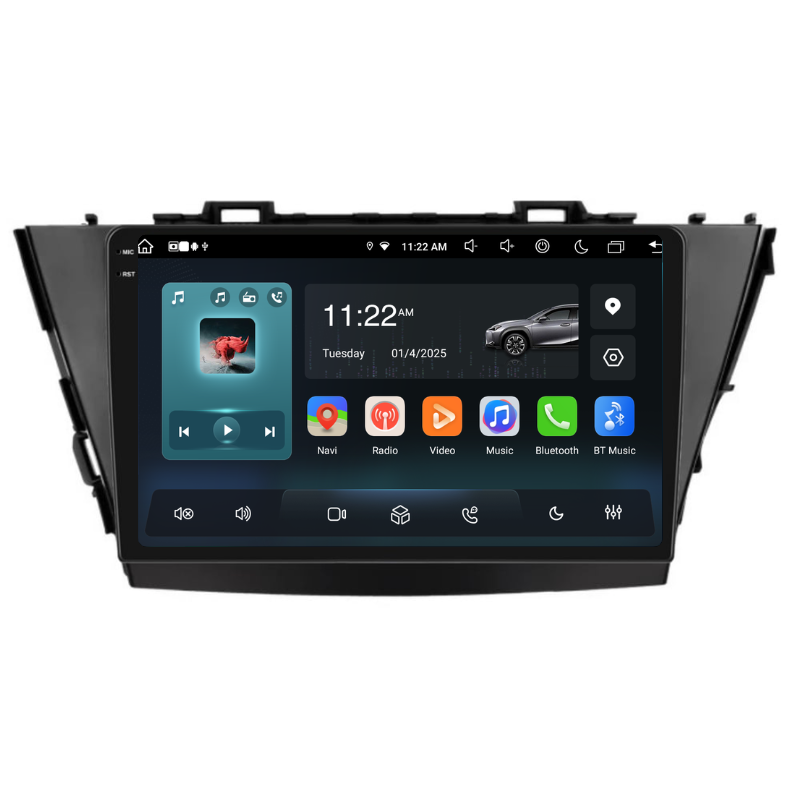 Navigatie Toyota Prius (2013-2015), Ecran 9 inch, Carplay / Android auto, Youtube, Waze