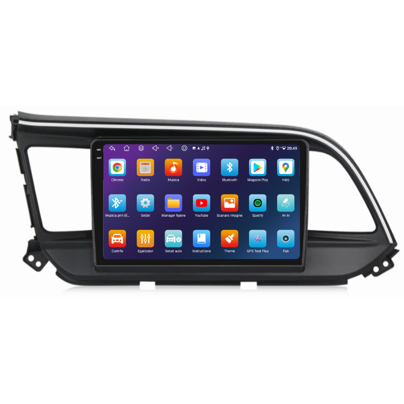 Navigatie Hyundai Elantra (2015-2020), Ecran 9 inch, Carplay / Android auto, Youtube, Waze
