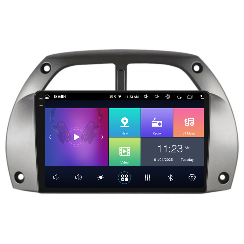 Navigatie Toyota RAV4 (2000-2005), Ecran 9 inch, Carplay / Android auto, Youtube, Waze