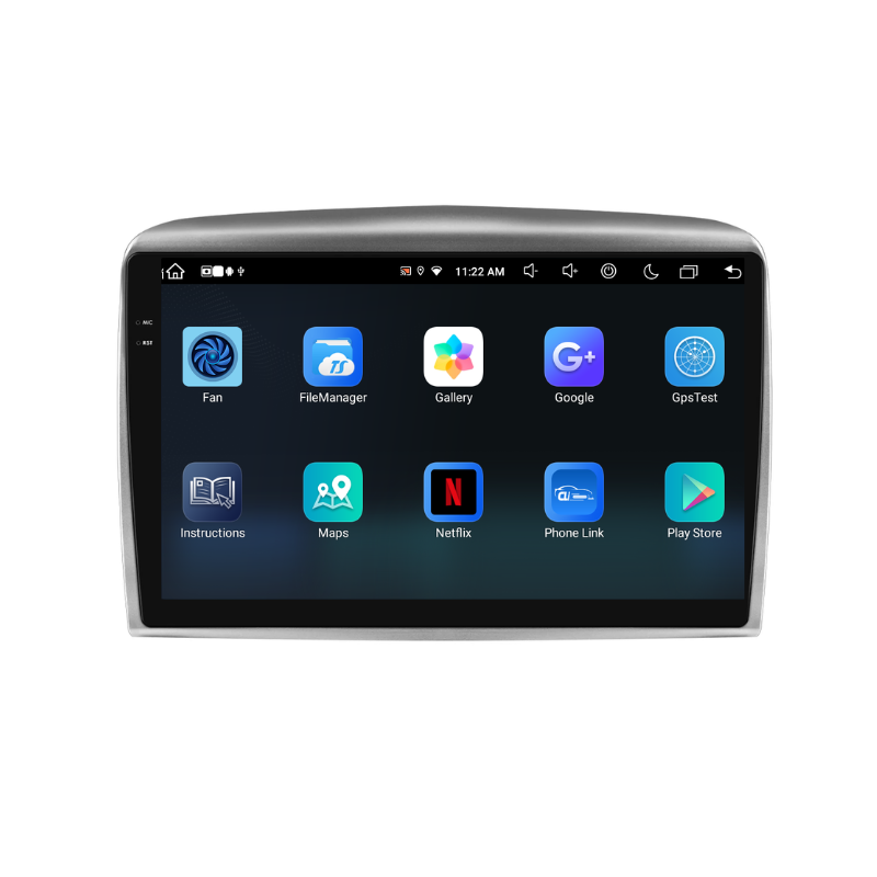 Navigatie Lancia Ypsilon (2006-2012), Ecran 9 inch, Carplay / Android auto, Youtube, Waze