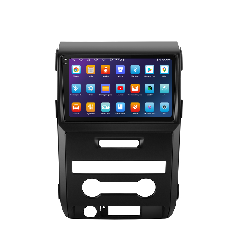 Navigatie Ford Raptor (2008-2014), Ecran 9 inch, Carplay / Android auto, Youtube, Waze