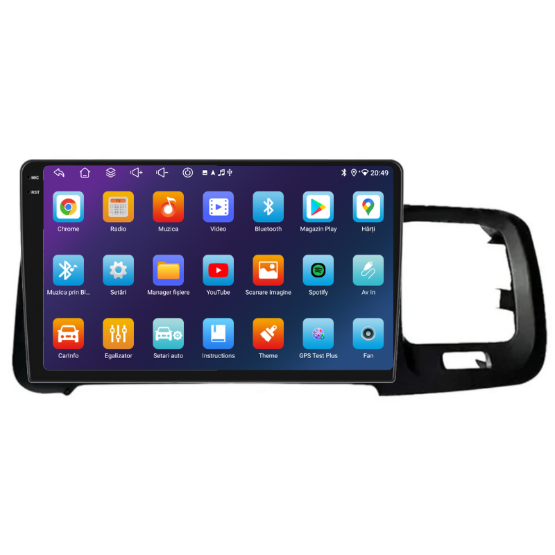 Navigatie Volvo S60 V60 (2014-2018), Ecran 9 inch, Carplay / Android auto, Youtube, Waze