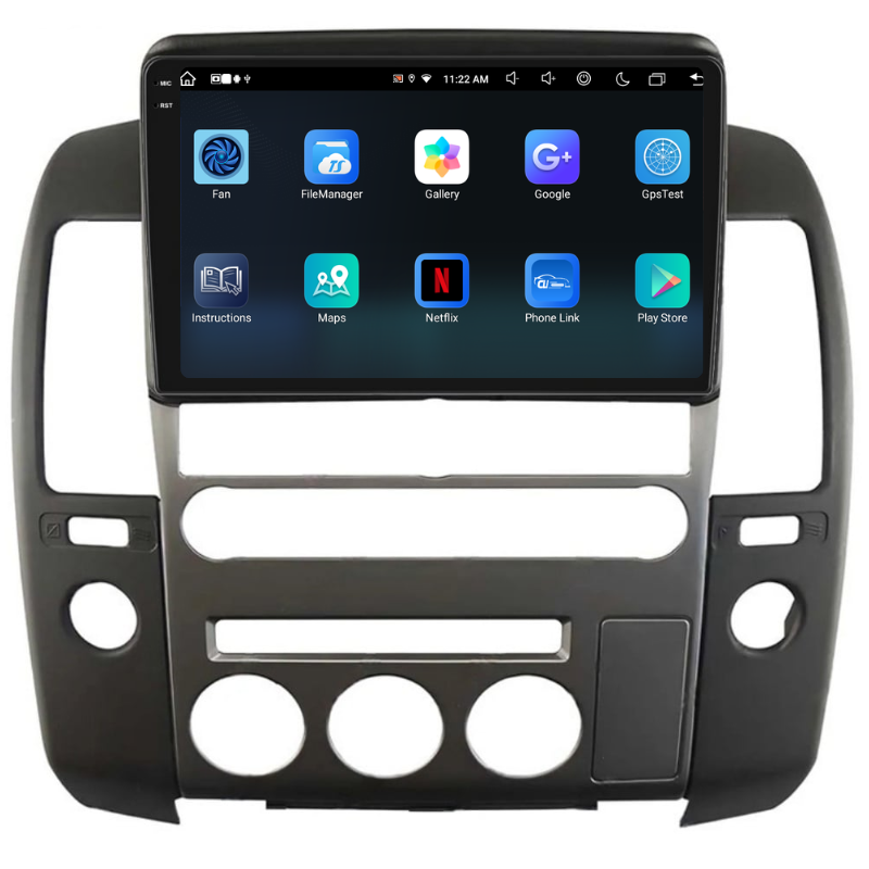 Navigatie Nissan Navara (2004-2014), Ecran 9 inch, Carplay / Android auto, Youtube, Waze