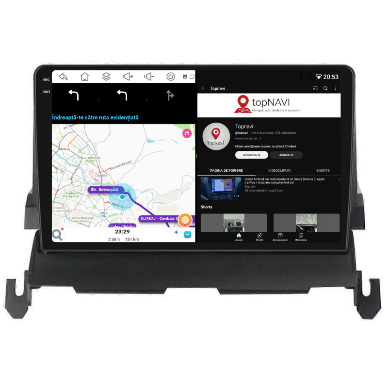 Navigatie Dodge Journey (2009-2012), Ecran 9 inch, Carplay / Android auto, Youtube, Waze