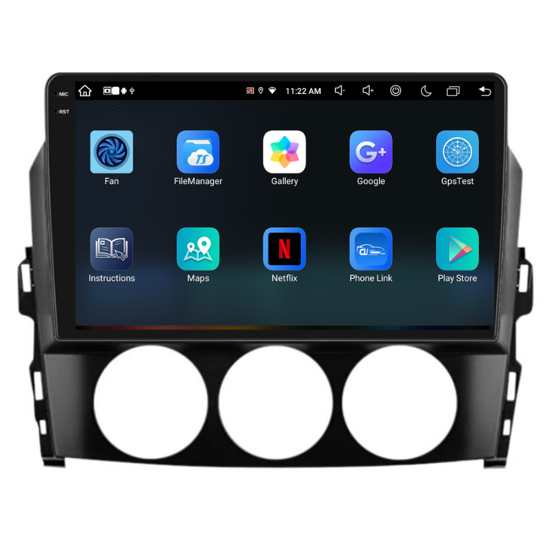 Navigatie Mazda MX-5 (2005-2015), Ecran 9 inch, Carplay / Android auto, Youtube, Waze
