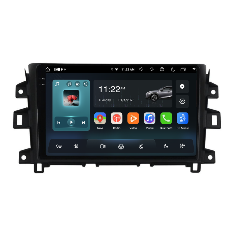 Navigatie Nissan Navara (2015-2022), Ecran 9 inch, Carplay / Android auto, Youtube, Waze