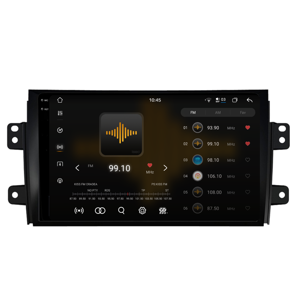 Navigatie Suzuki Sx4 (2006-2014), Android, Ecran 9", Carplay / Android auto
