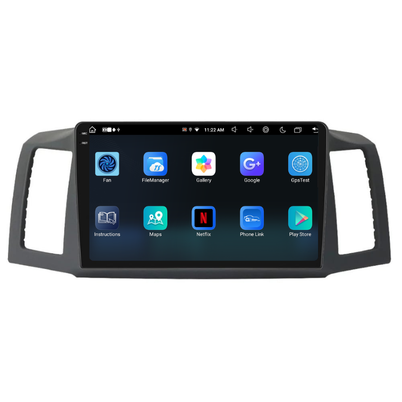 Navigatie Jeep Grand Cherokee (2004-2007), Ecran 10 inch, Carplay / Android auto, Youtube, Waze