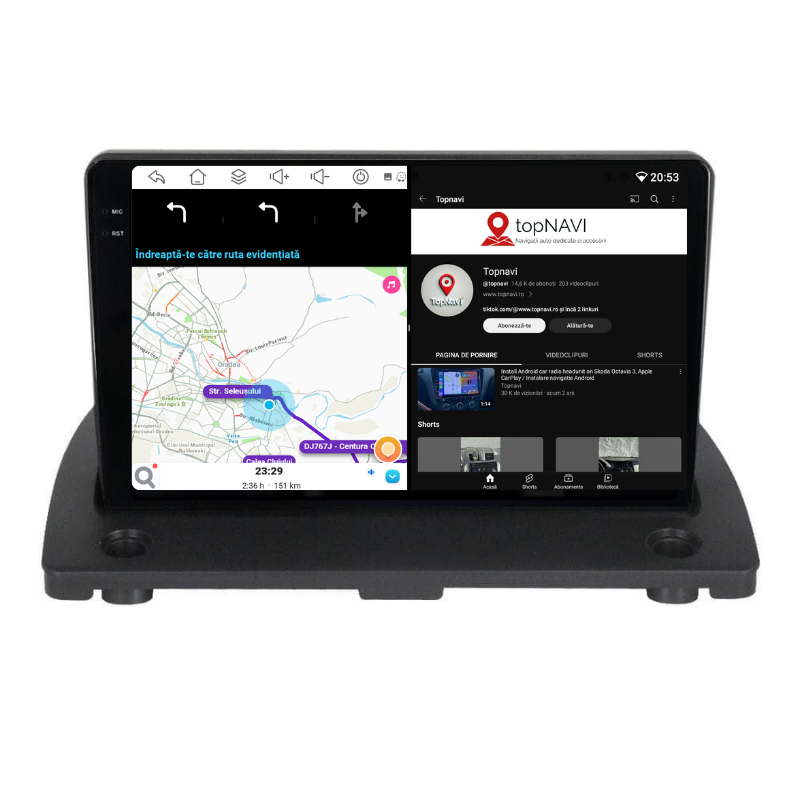 Navigatie Volvo XC90 (2004-2014), Ecran 9 inch, Carplay / Android auto, Youtube, Waze