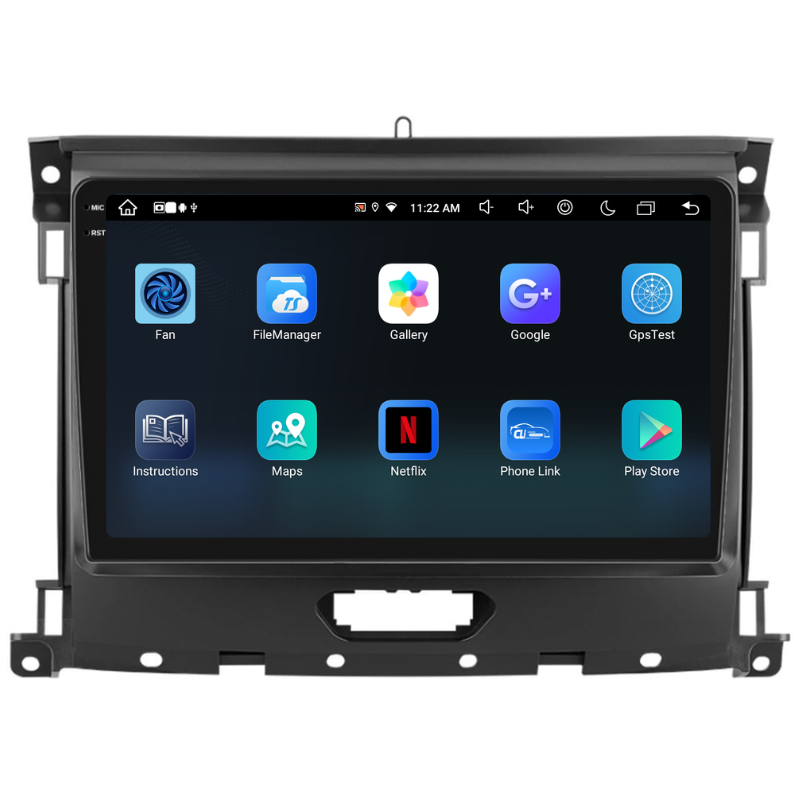 Navigatie Ford Ranger (2015-2022), Ecran 9 inch, Carplay / Android auto, Youtube, Waze