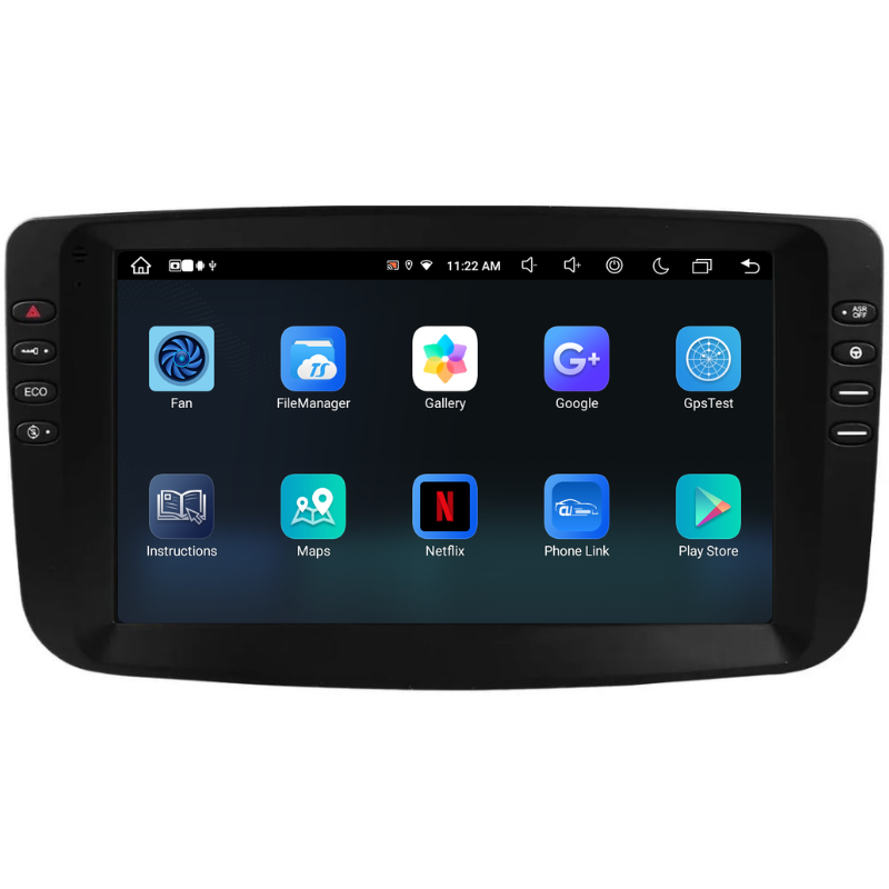 Navigatie Fiat Punto (2010-2015), Ecran 9 inch, Carplay / Android auto, Youtube, Waze