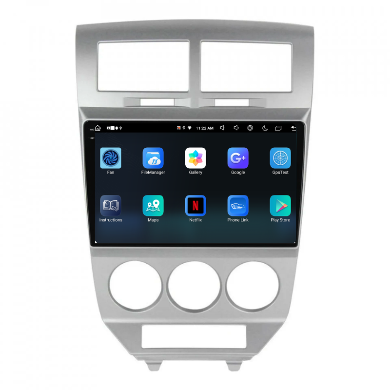 Navigatie Dodge Caliber (2006-2010), Ecran 9 inch, Carplay / Android auto, Youtube, Waze